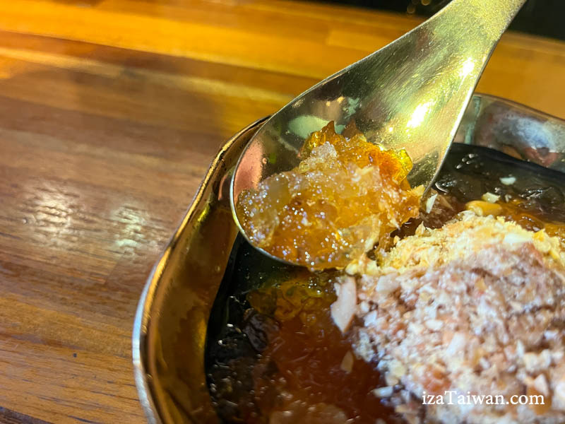 白水豆花桃膠特寫