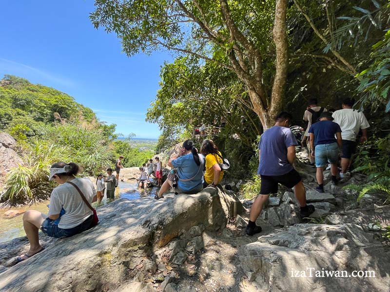 陡峭的步道