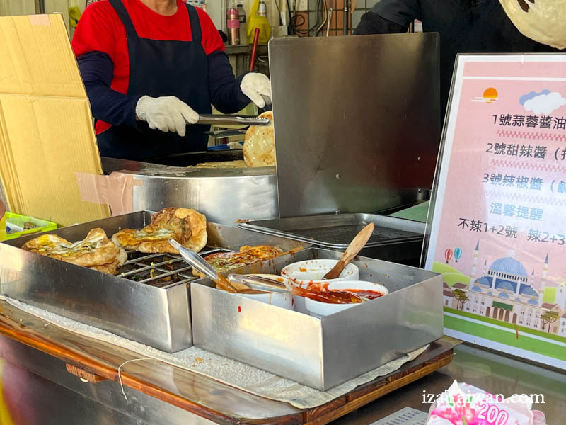 柯氏蔥油餅製作過程