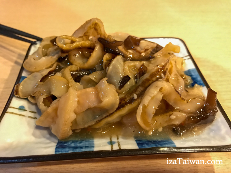 涼拌干貝唇