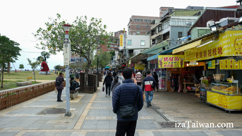 淡水老街街景